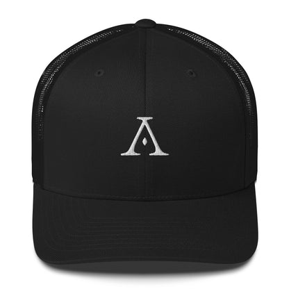 Logo Trucker Cap (Embroidered) - Dark