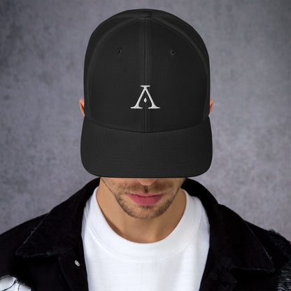 Logo Trucker Cap (Embroidered) - Dark