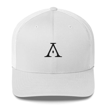 Logo Trucker Cap (Embroidered) - White